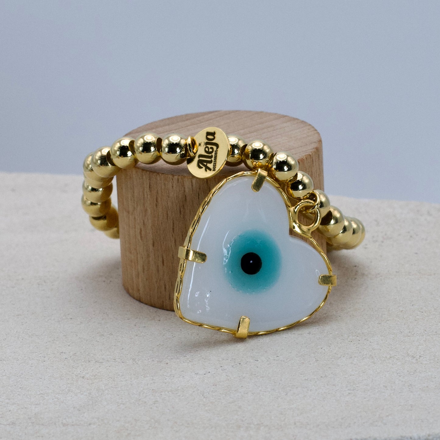 Turkish Eye Heart Bracelet