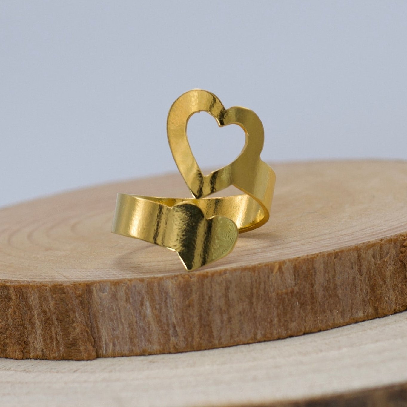 Anillo Doble Corazón