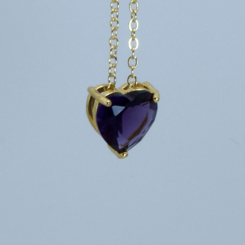 Cadena con Corazón de Zirconias