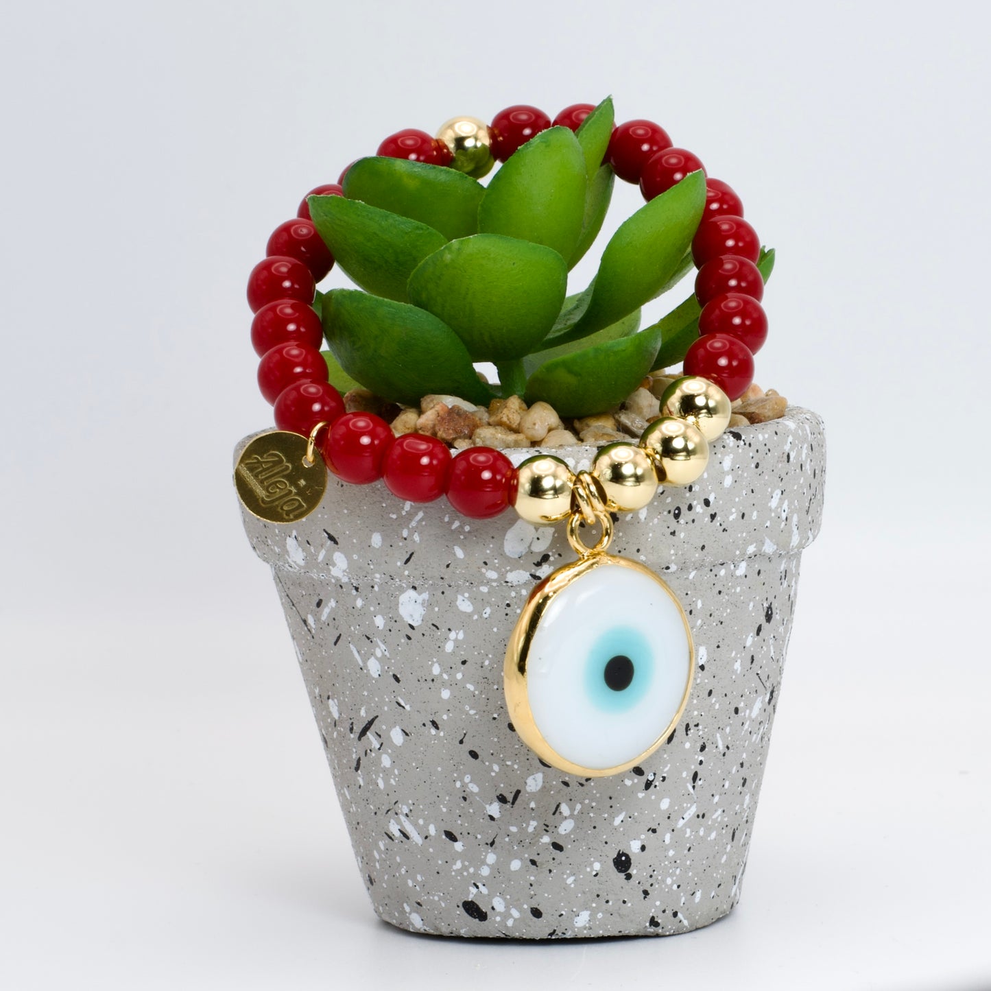 Pulsera Roja con Ojo Turco