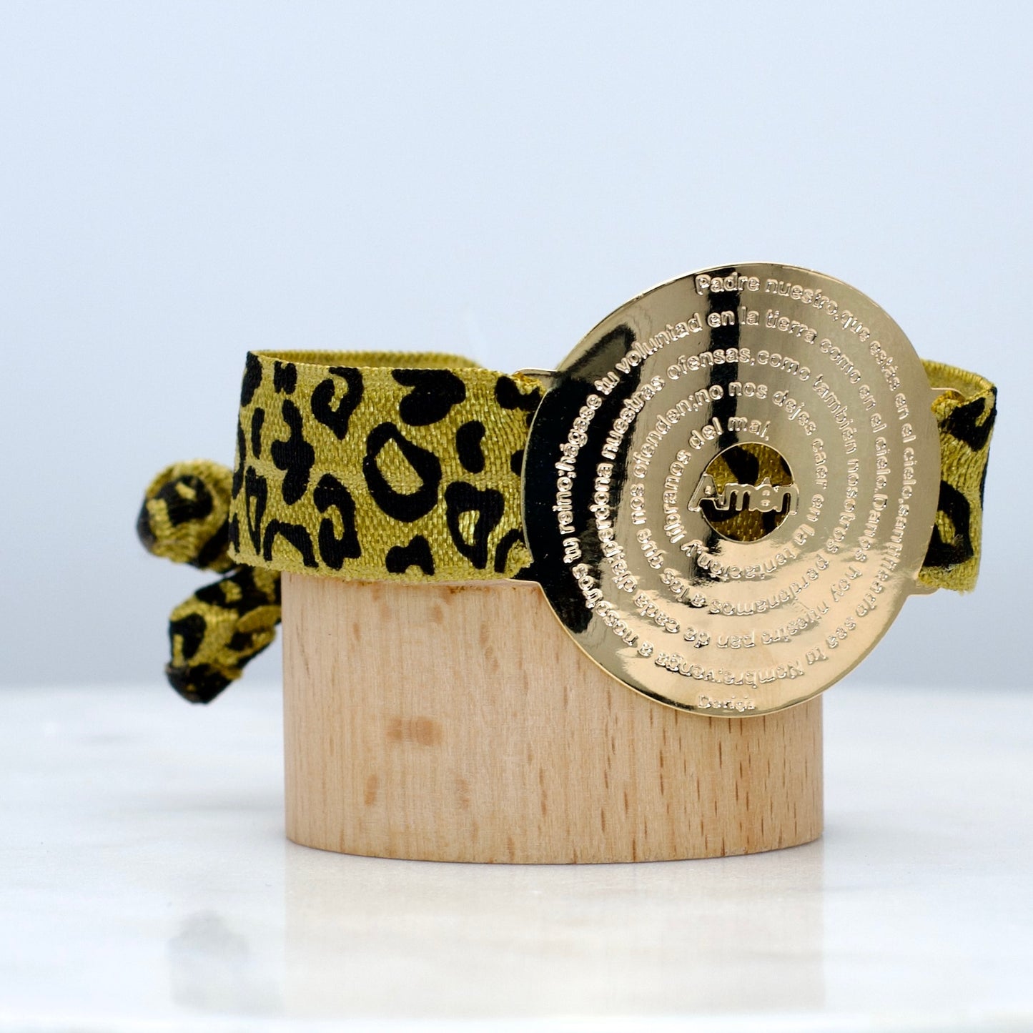 Our Father Elastic Bracelet in Goldfilled