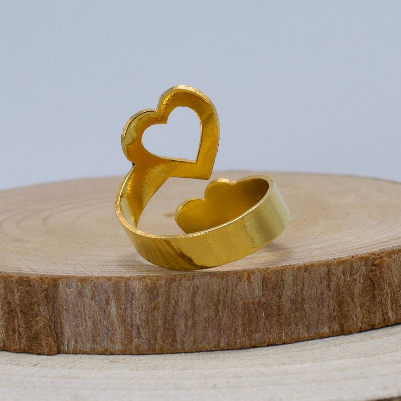 Anillo Doble Corazón