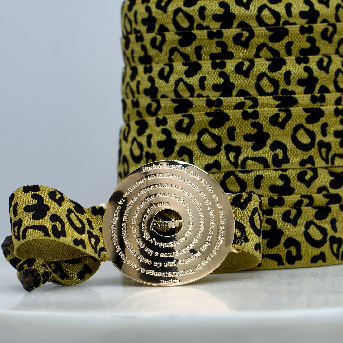 Our Father Elastic Bracelet in Goldfilled