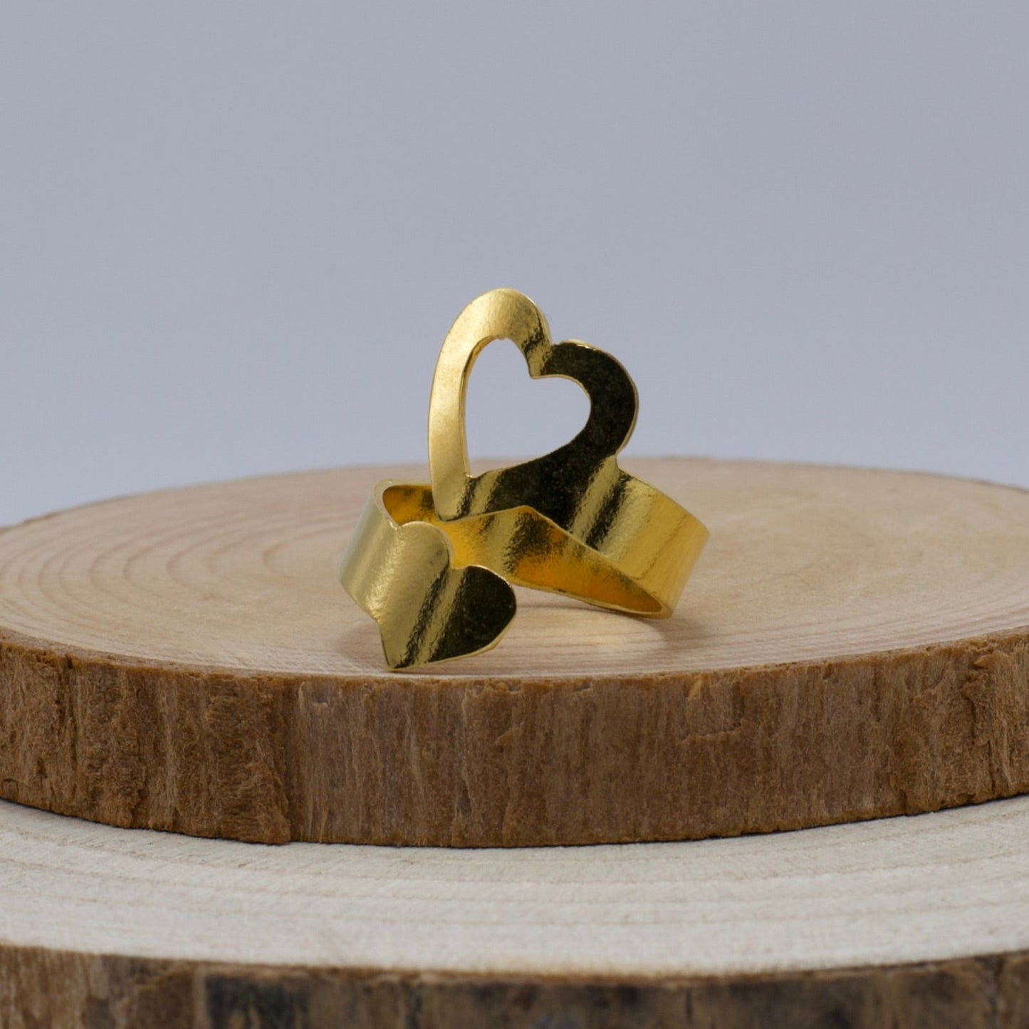 Anillo Doble Corazón