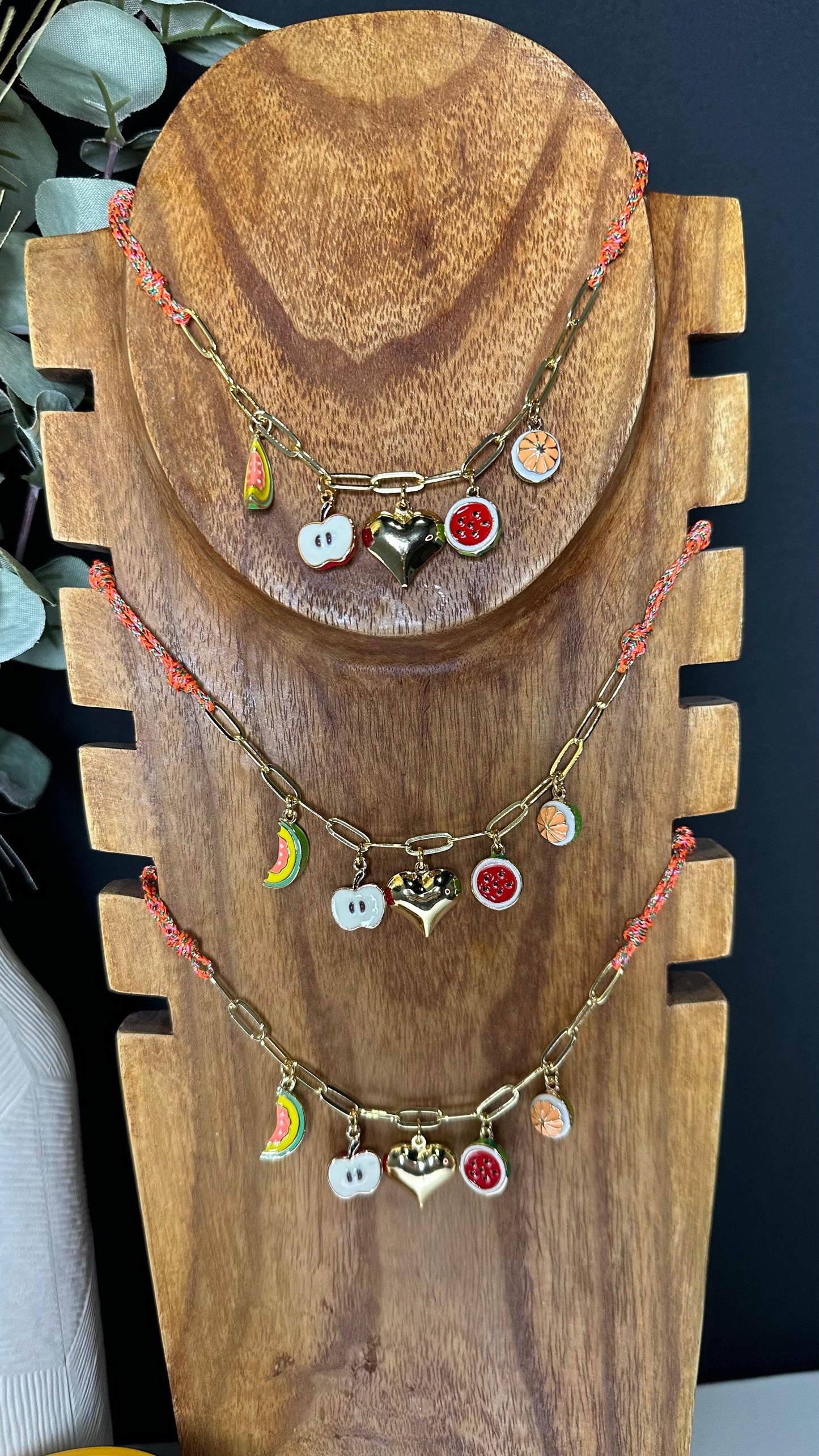 Collar Corazón Tropical