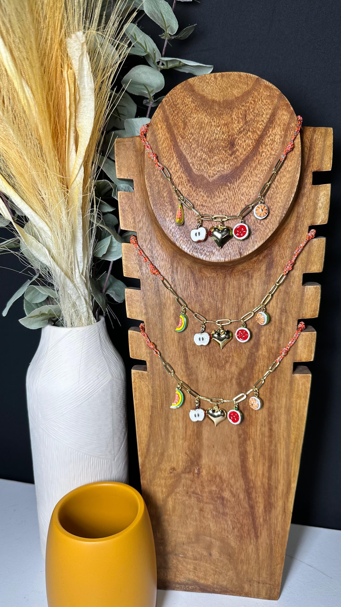 Collar Corazón Tropical