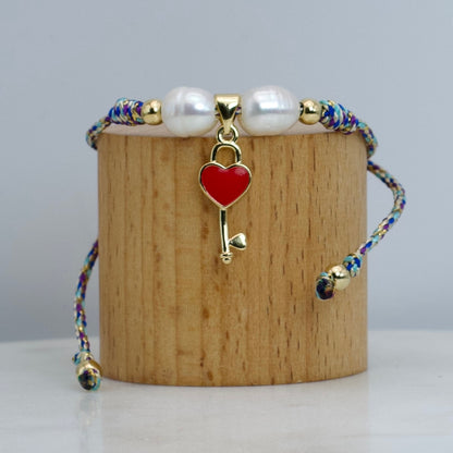 Pulsera LLave del Corazón