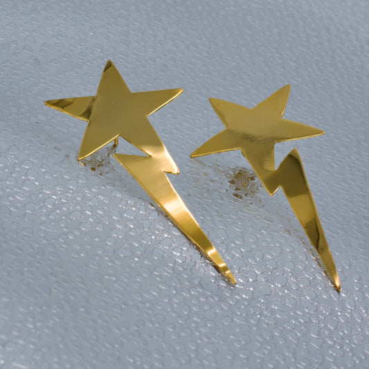 Pendientes de Estrellas con Rayo