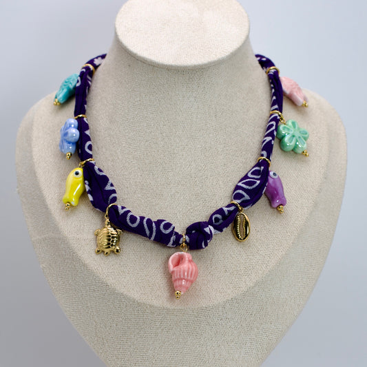 Collar Bandana Morado