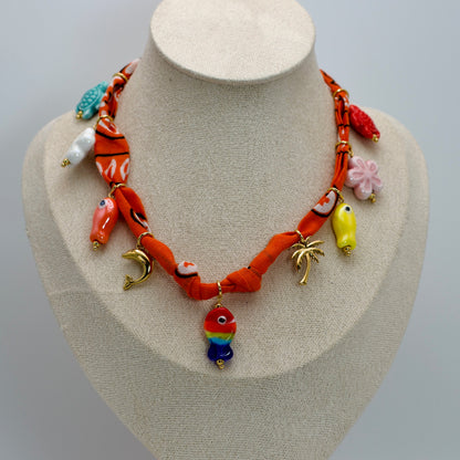 Collar Bandana Naranja