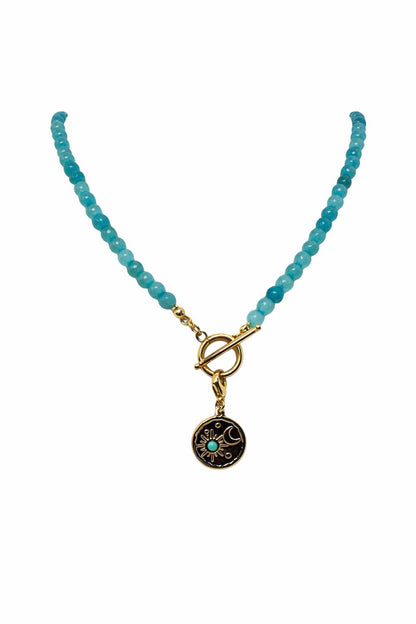 Collar Sol & Luna Turquesa