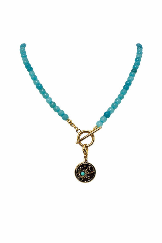 Collar Sol & Luna Turquesa