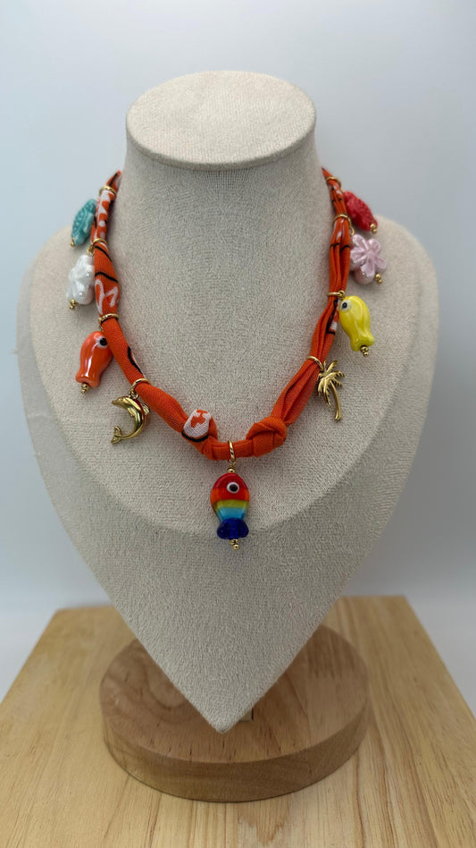Collar Bandana Naranja