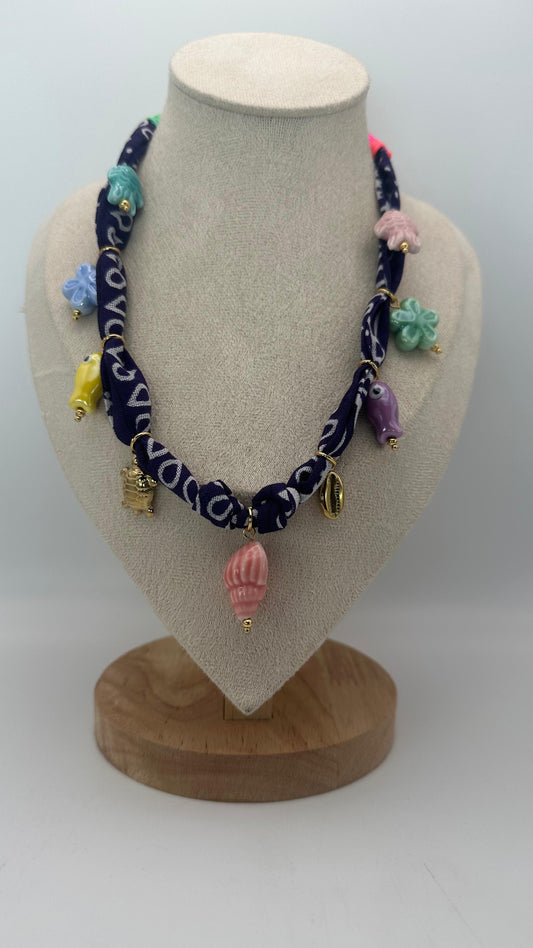 Collar Bandana Morado