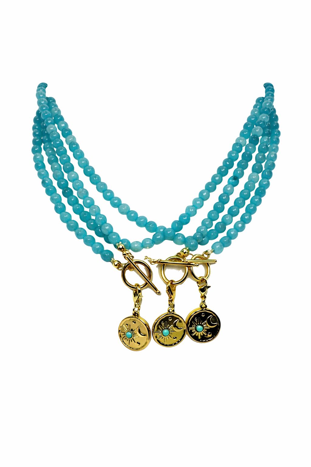 Collar Sol & Luna Turquesa