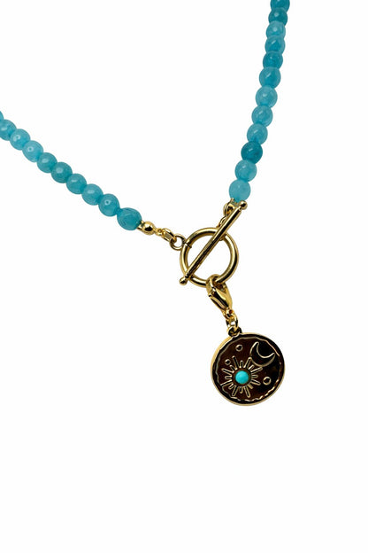 Collar Sol & Luna Turquesa